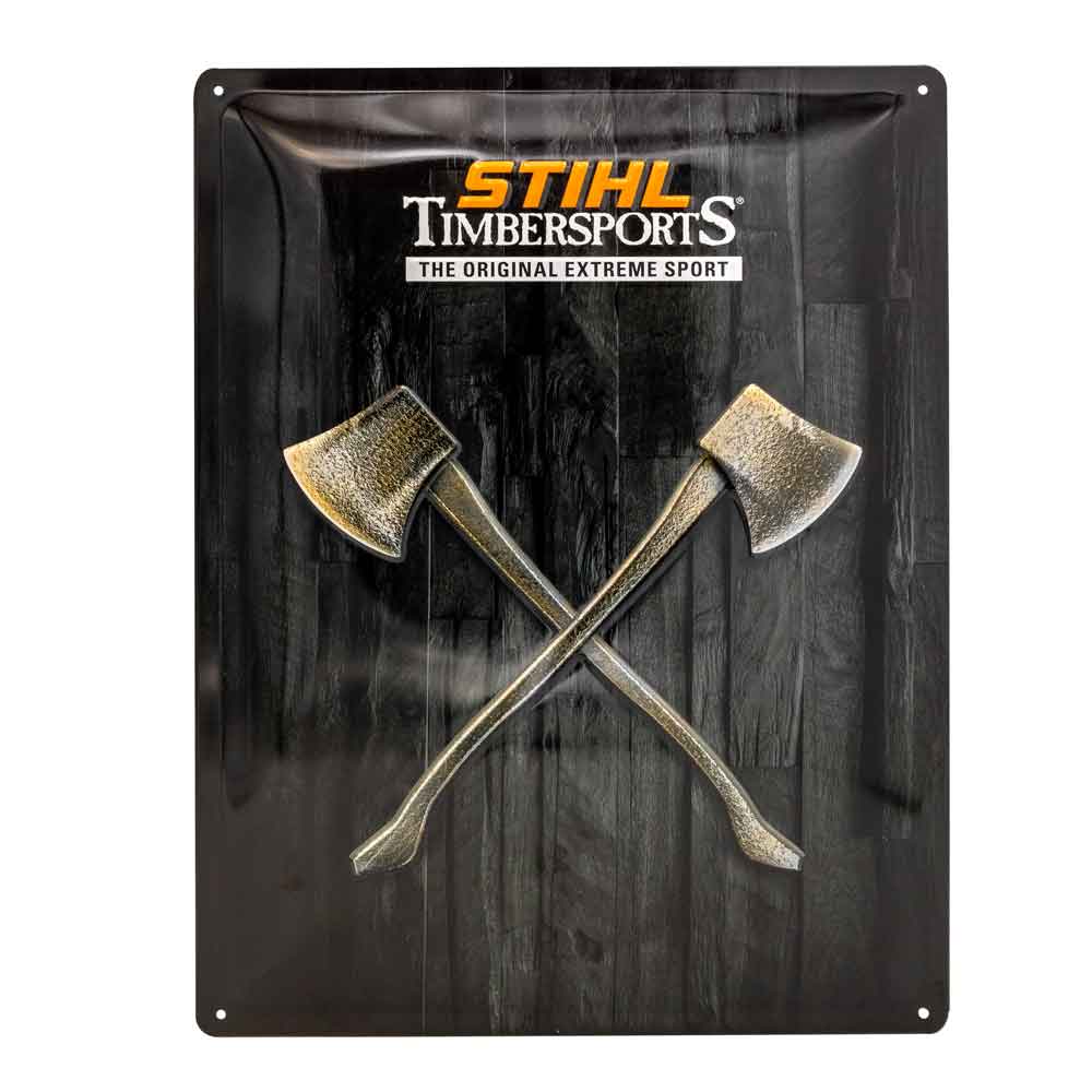 Stihl 4205600003 Timbersports metal sign