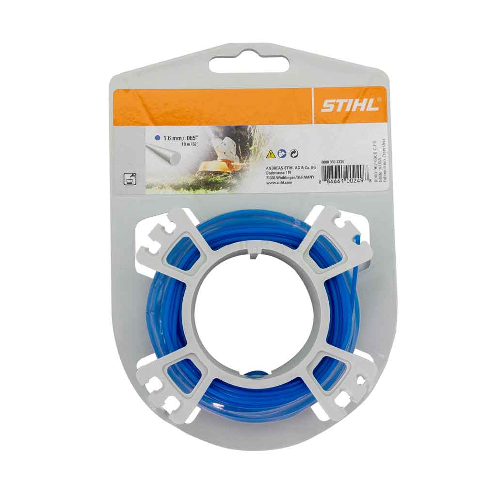 Stihl 9302334 cutting line round roll 1.6 mm 20 m, blue