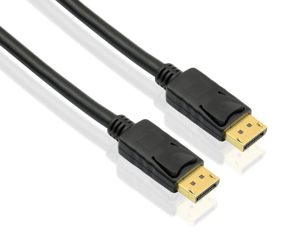 Helos connection cable, DisplayPort male/male, 4K 7.5m, black