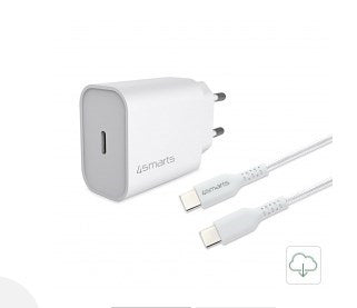 4smarts charger set 20W with 1.5m USB-C to USB-C cable
