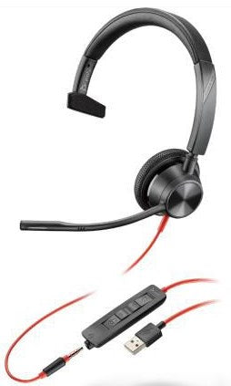 Poly Blackwire 3315-M USB-A and 3.5mm mono