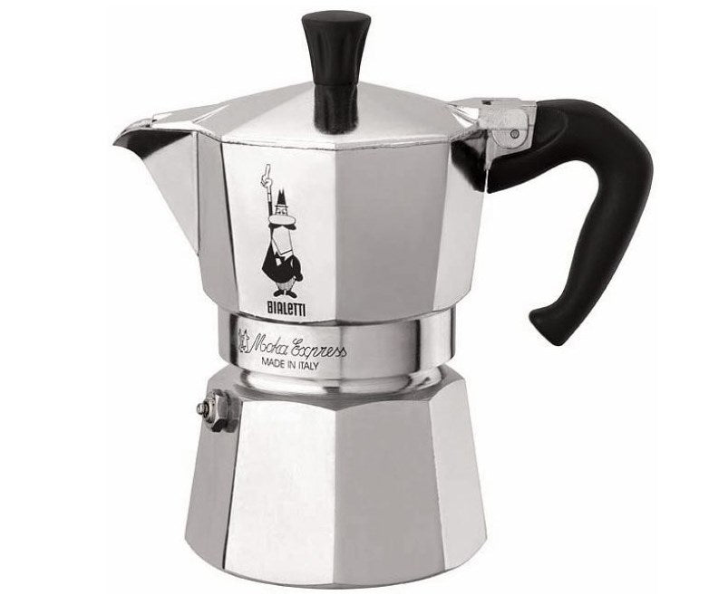 Bialetti Moka Express, espresso maker for 2 cups