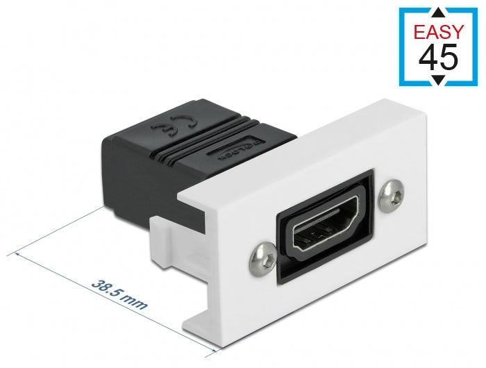 Delock Easy 45 HDMI module straight 22.5 x 45 mm