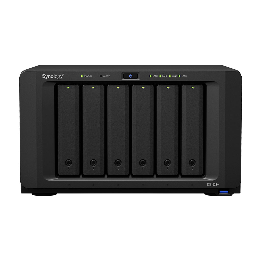 Synology DiskStation DS1621+, NAS Server, 6-bay, expandable