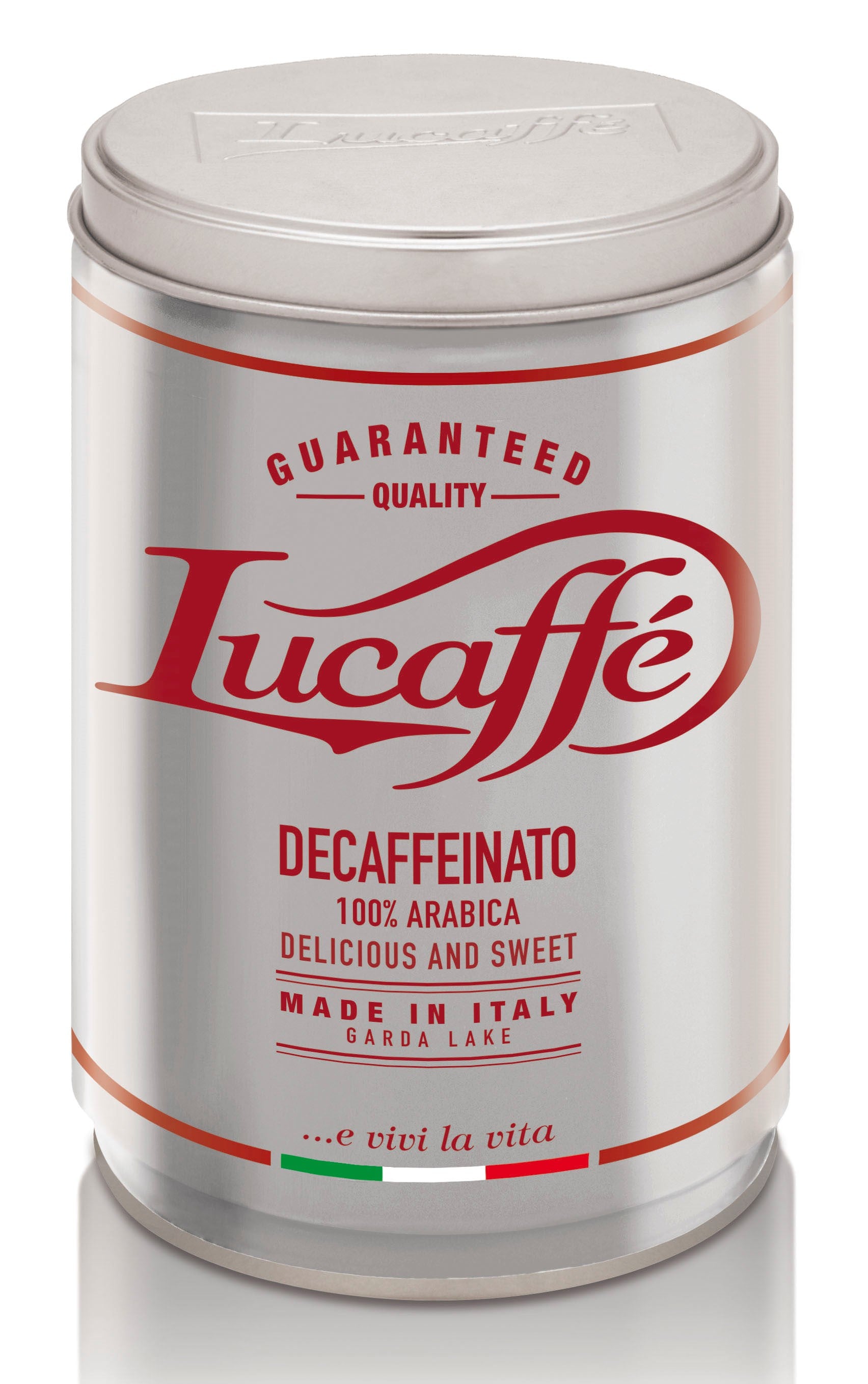 Lucaffe DECAFFEINATO Ground Coffee 250g Can