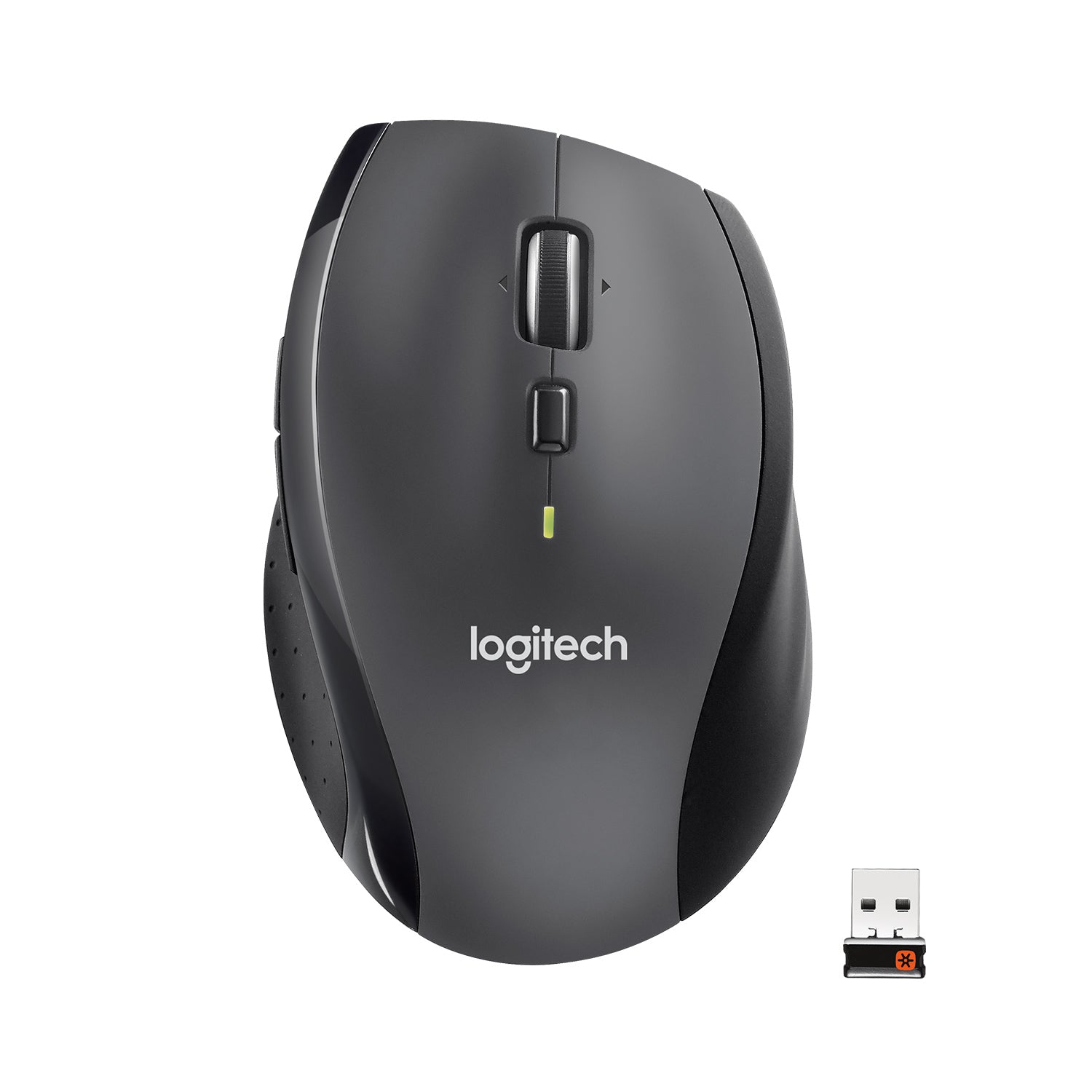 Logitech M705 optical mouse, wireless - grey/black