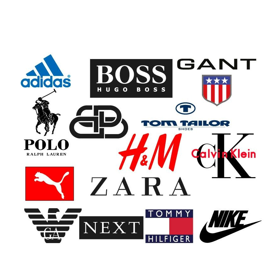 MIX of branded clothing, shoes and accessories