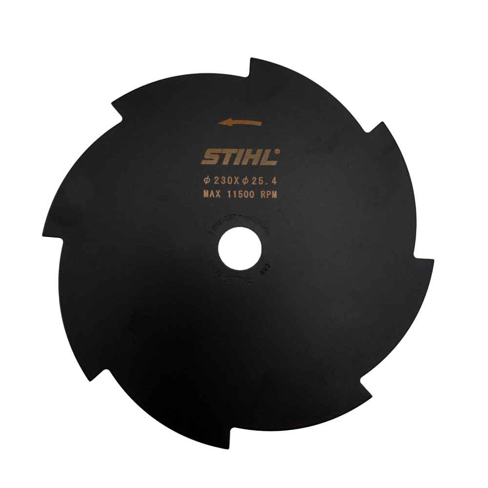 Stihl 40017133803 grass cutting blade 8 cutting edges 230 mm, black