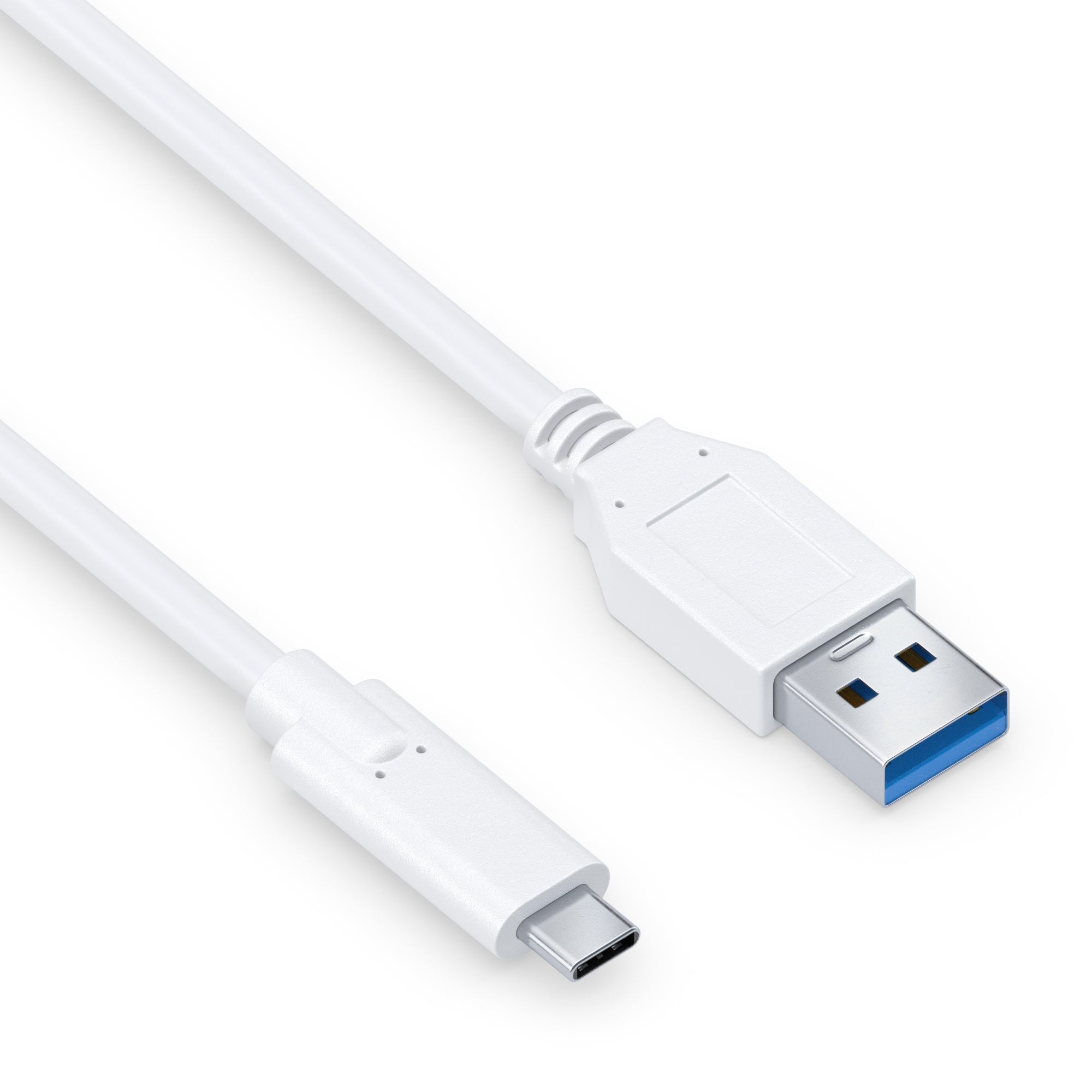 PureLink USB-C auf USB-A Kabel - 3.1 Gen 2, 3A, 10G - iSerie - weiß - 1,00m