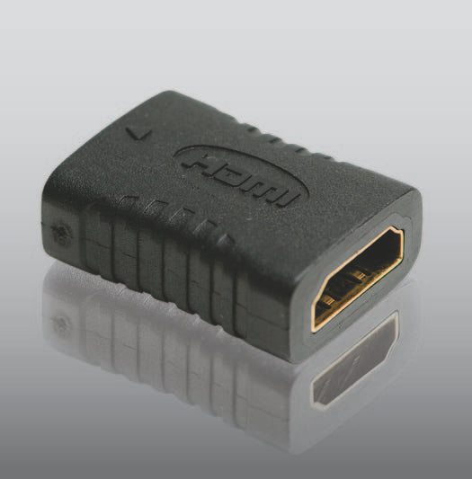Helos Adapter, HDMI Bu./HDMI Bu., FULL HD, BASIC, schwarz