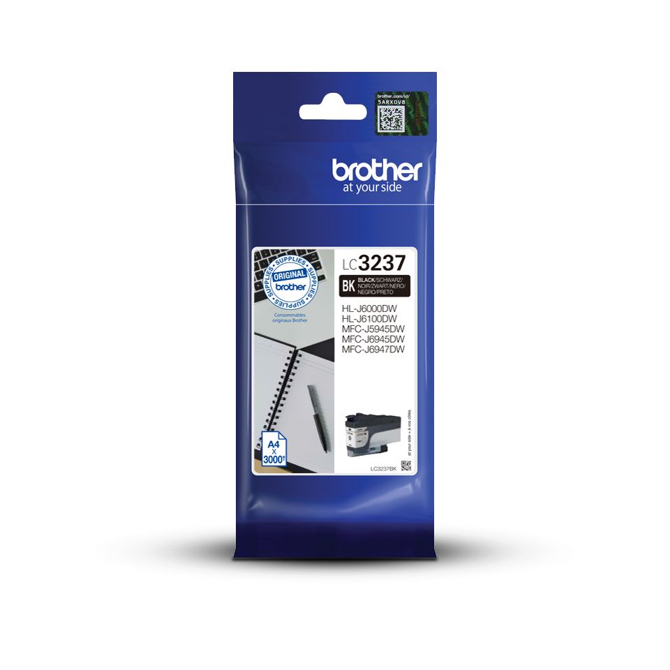 Brother Ink Cartridge LC-3237BK Black 3000 Pages