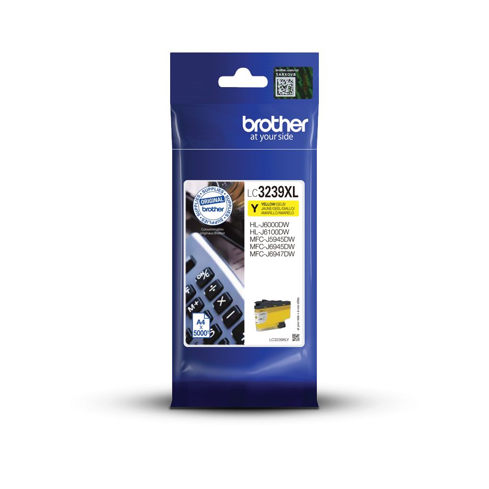 Brother ink cartridge LC-3239XLY yellow 5000 pages