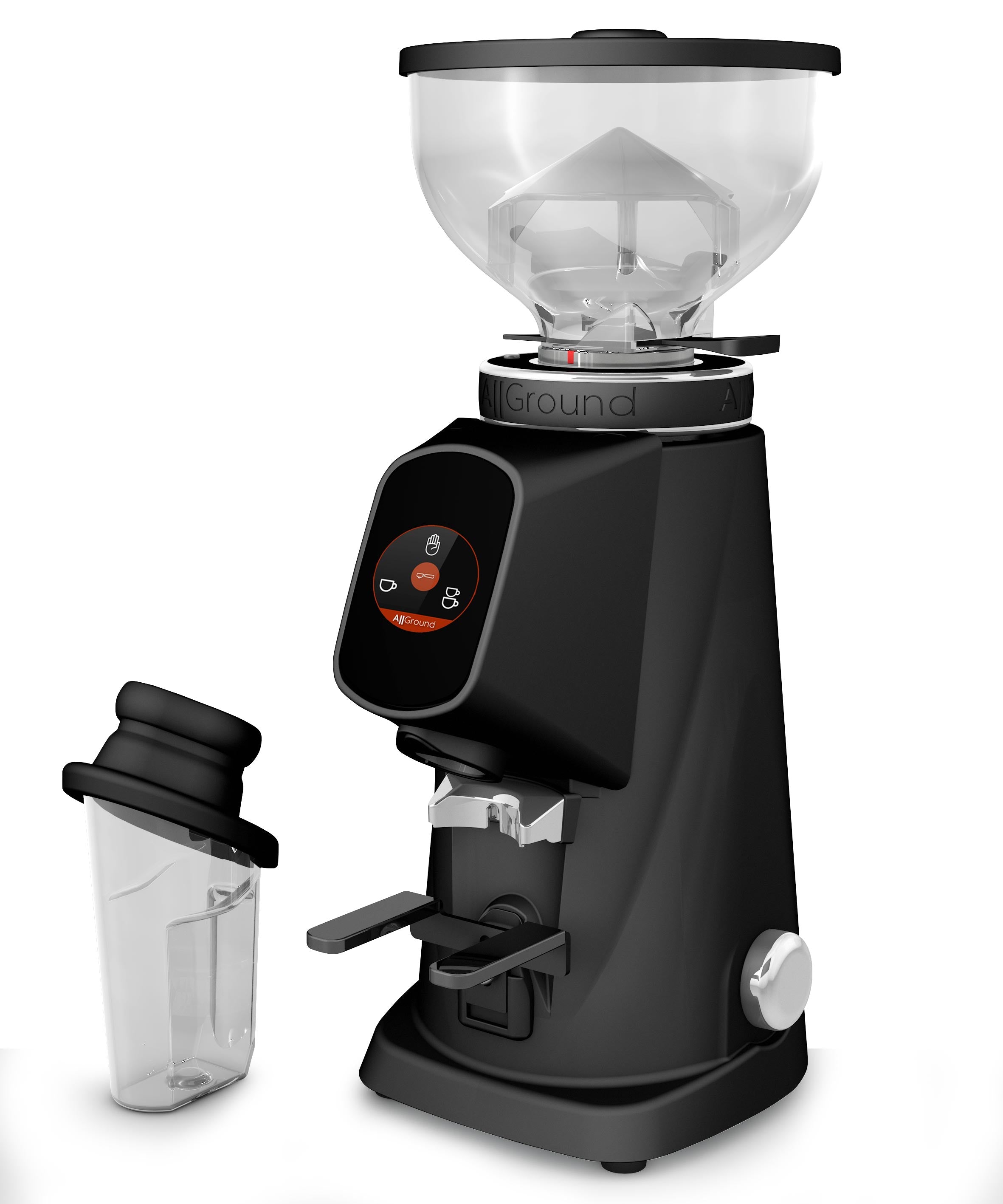 Fiorenzato AllGround coffee grinder Vanta black, Dark-T titanium grinder