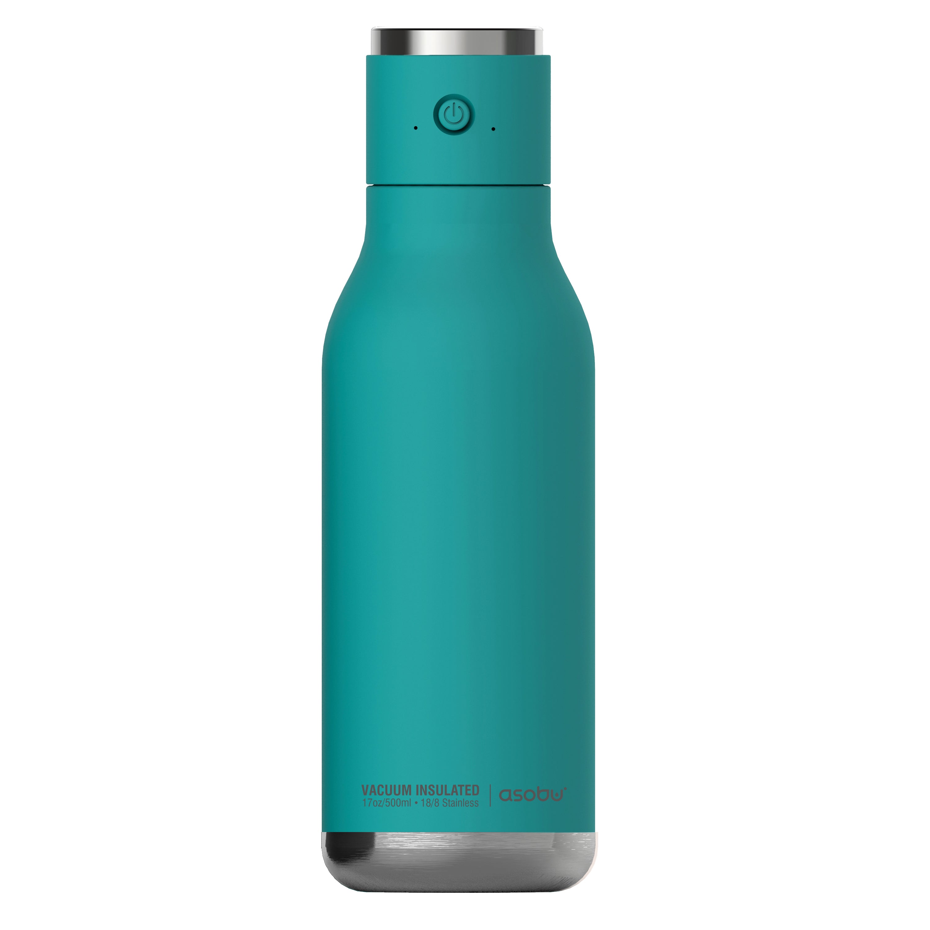 Asobu - Wireless Beat - insulated stainless steel bottle with BT speaker aquamarine