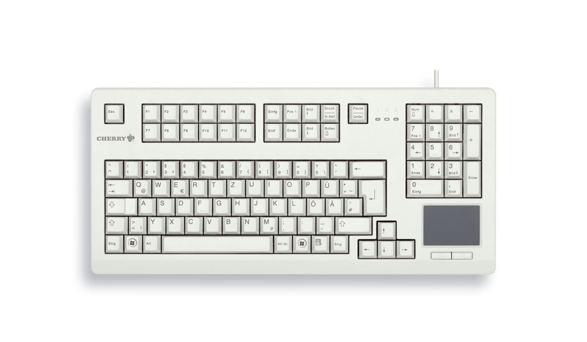 CHERRY G80-11900 TOUCHBOARD USB keyboard light gray