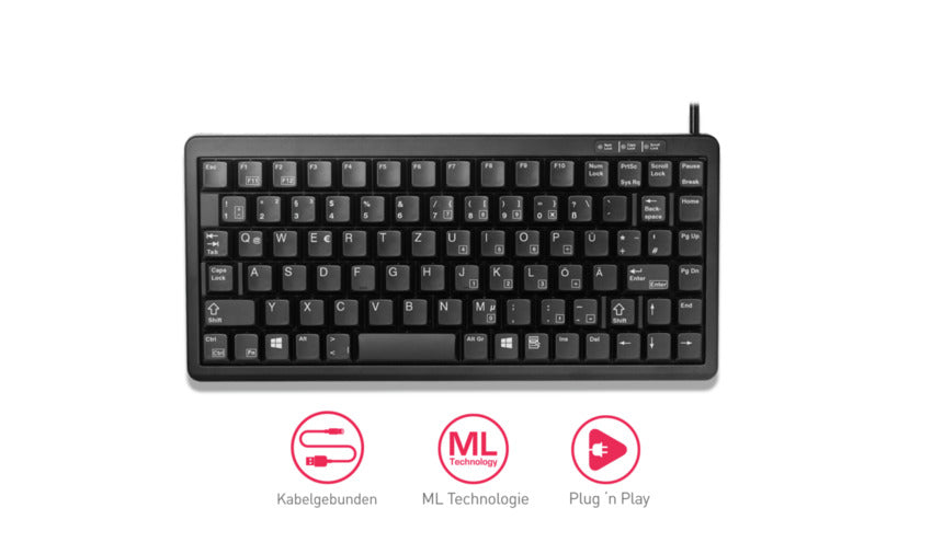 CHERRY G84-4100 COMPACT USB keyboard black