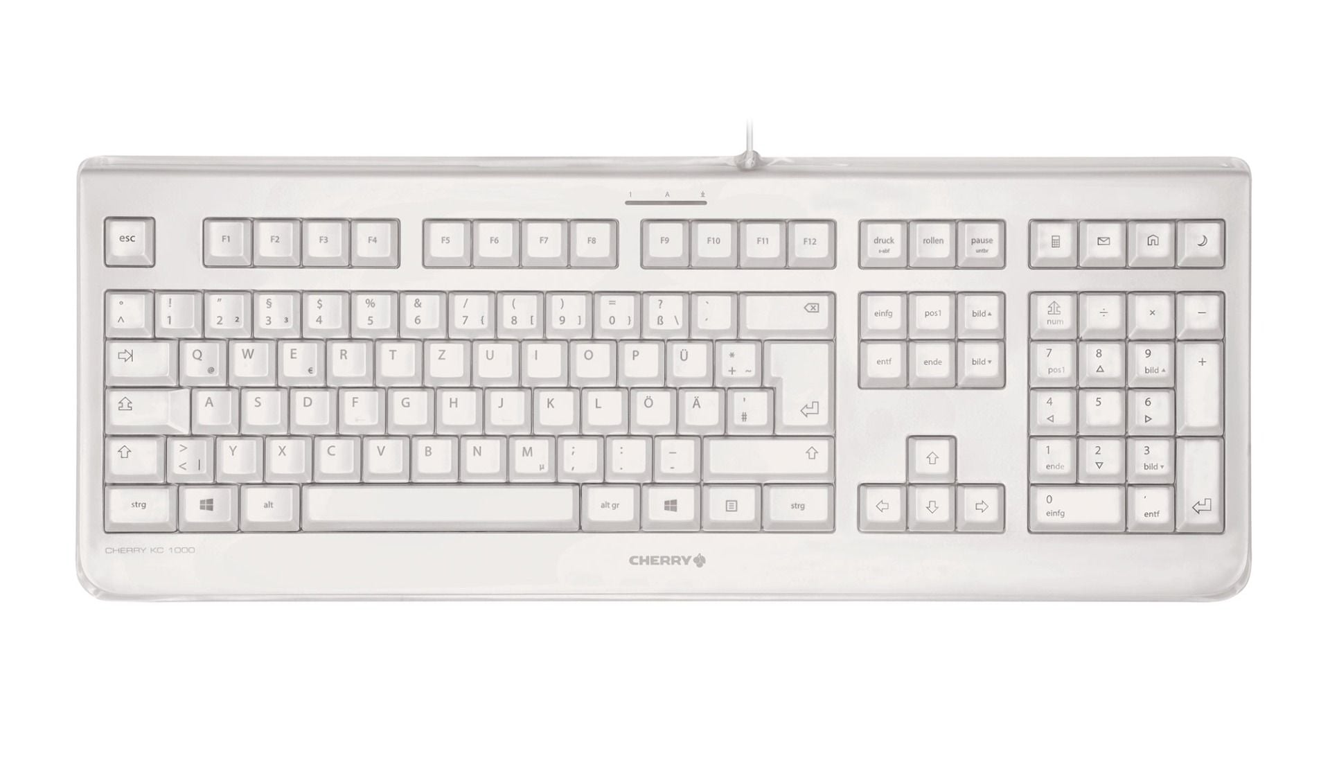CHERRY KC 1068 USB keyboard white