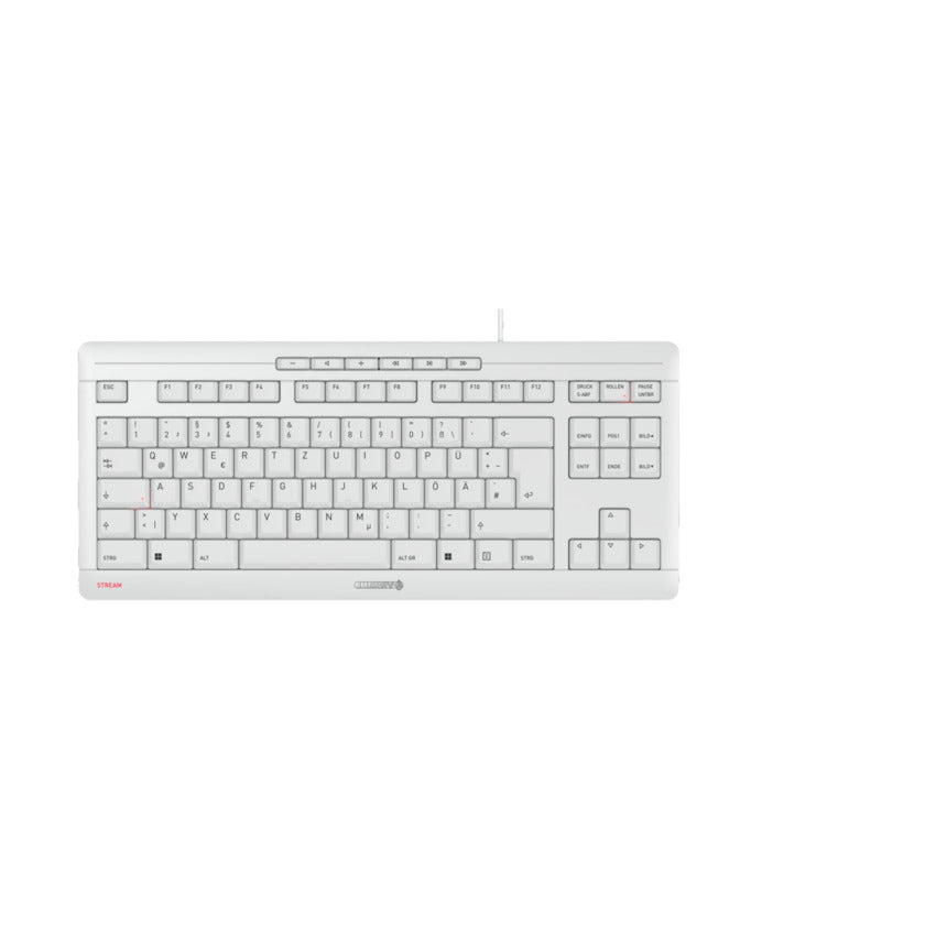 CHERRY STREAM USB keyboard white-grey
