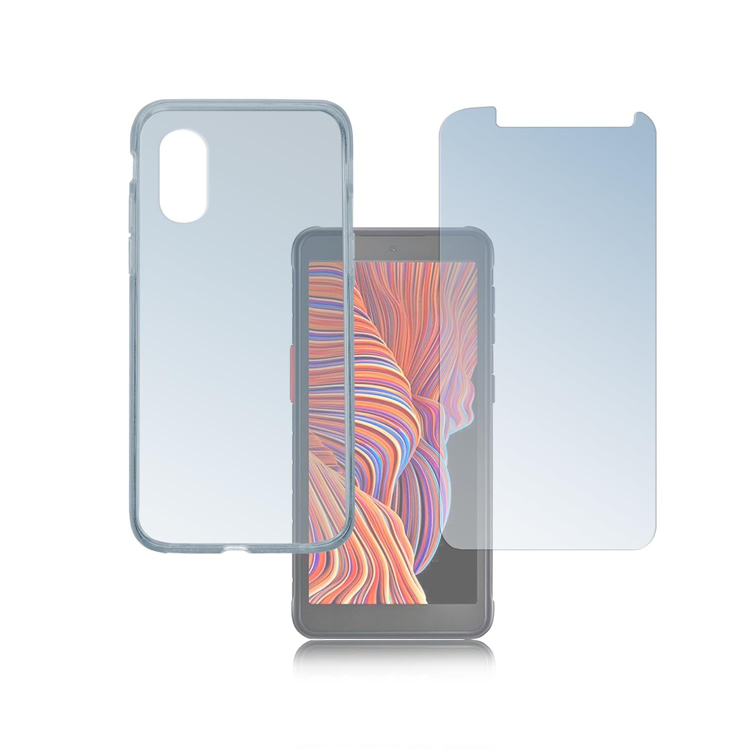 4smarts 360° Protection Set for Samsung Galaxy Xcover 5 transparent