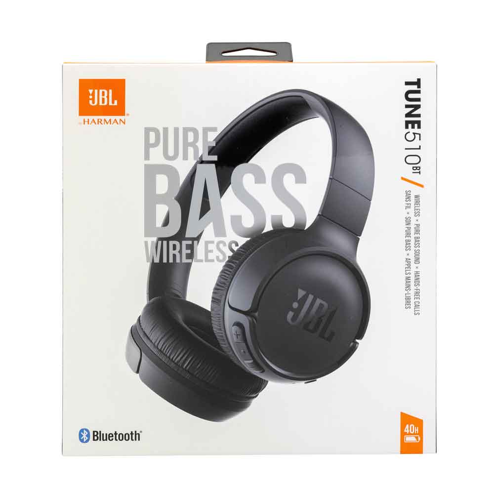 JBL Tune 510BT – Bluetooth over-ear headphones in black