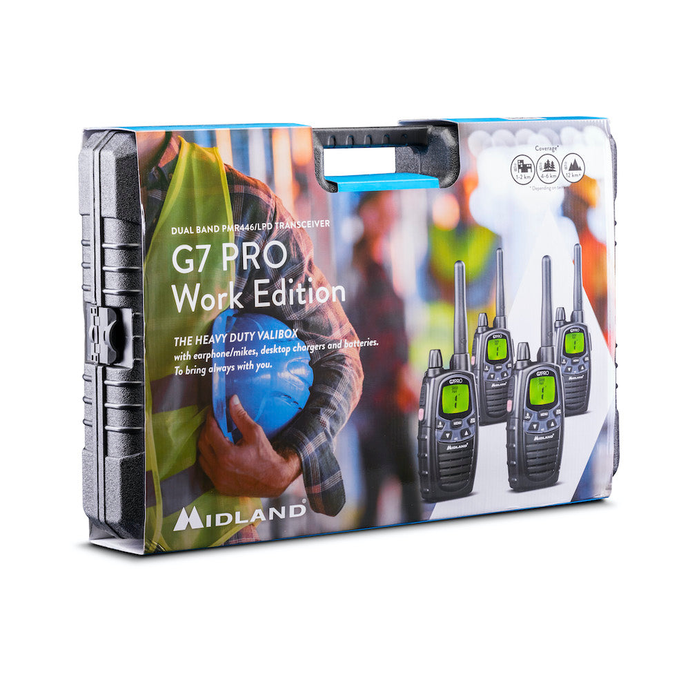 Midland G7 Pro 4 case set, PMR446