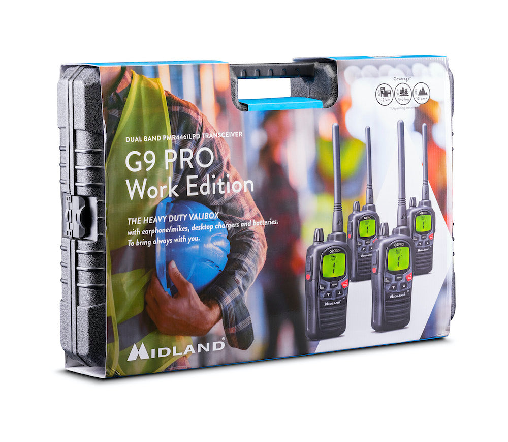 Midland G9 Pro 4 case set, PMR446
