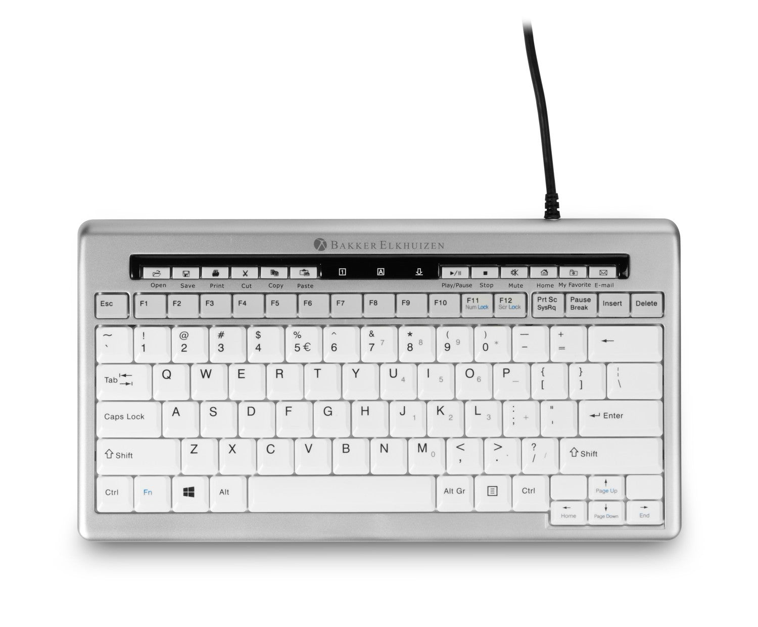 BakkerElkhuizen S-board 840 Design compact mini keyboard USB (UK)