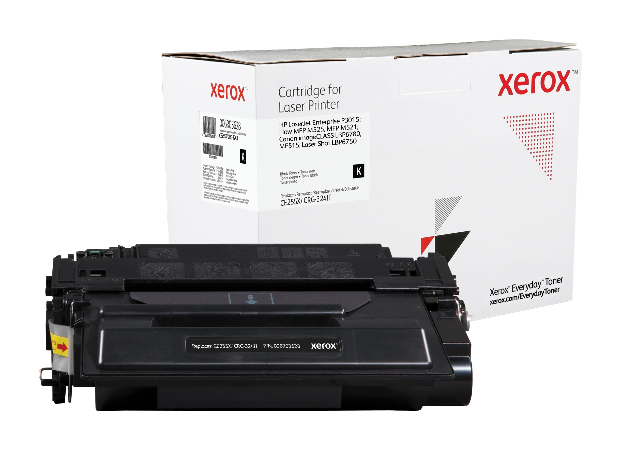 Xerox Everyday Toner in Black for HP CE255X/ CRG-324II, remanufactured