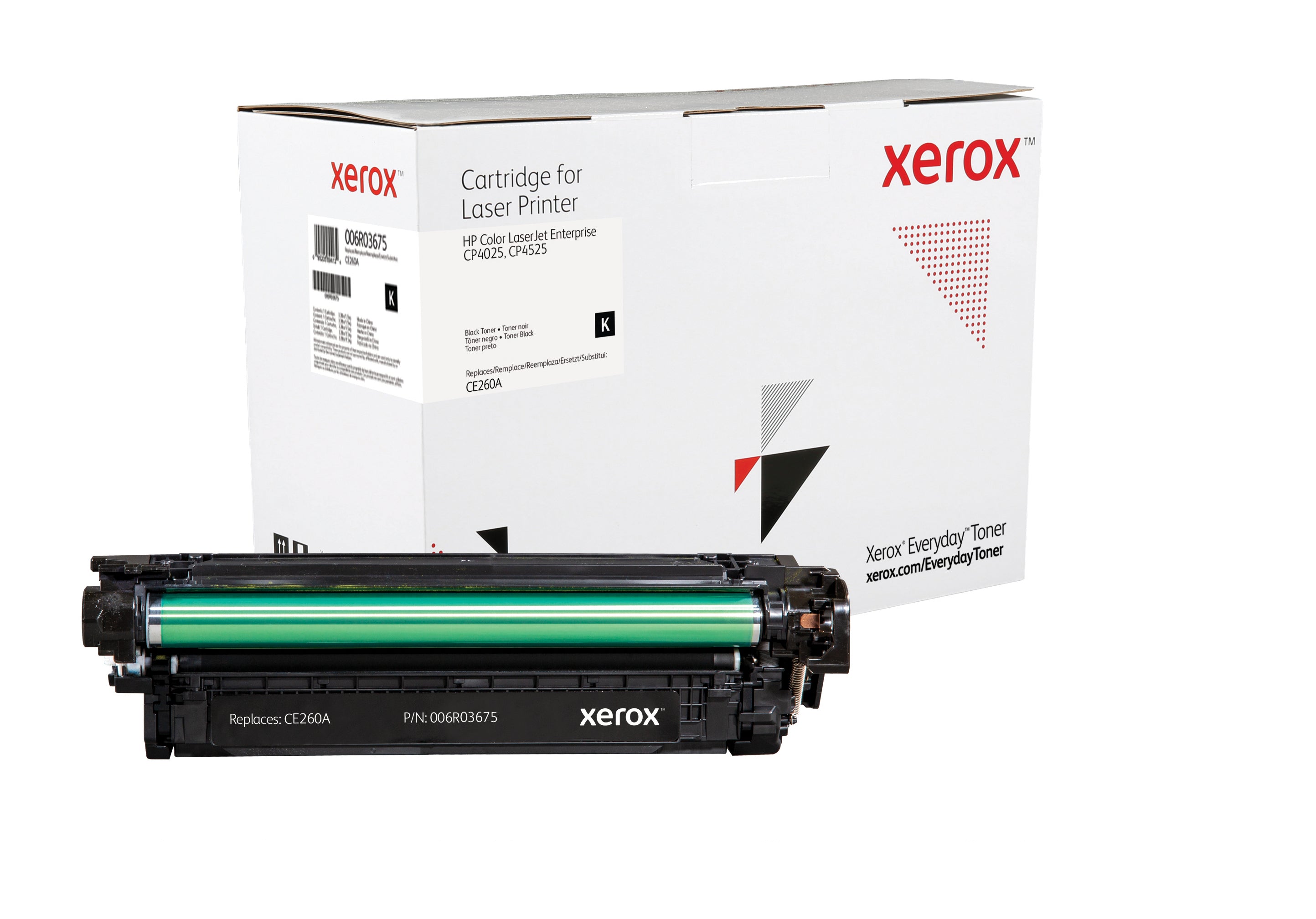 Xerox Everyday Toner in Black for HP CE260A, remanufactured