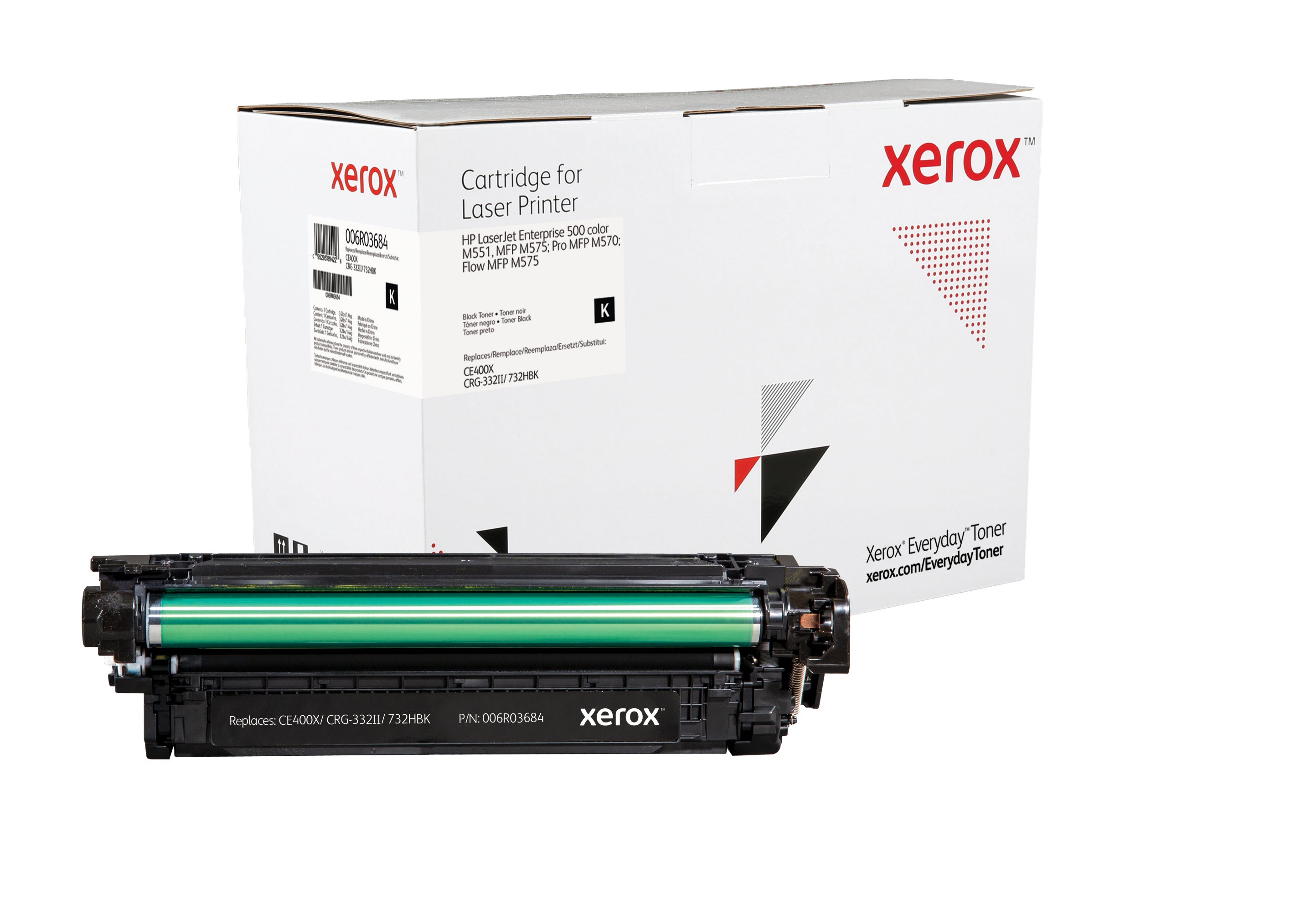 Xerox Everyday Toner in Black for HP CE400X, remanufactured