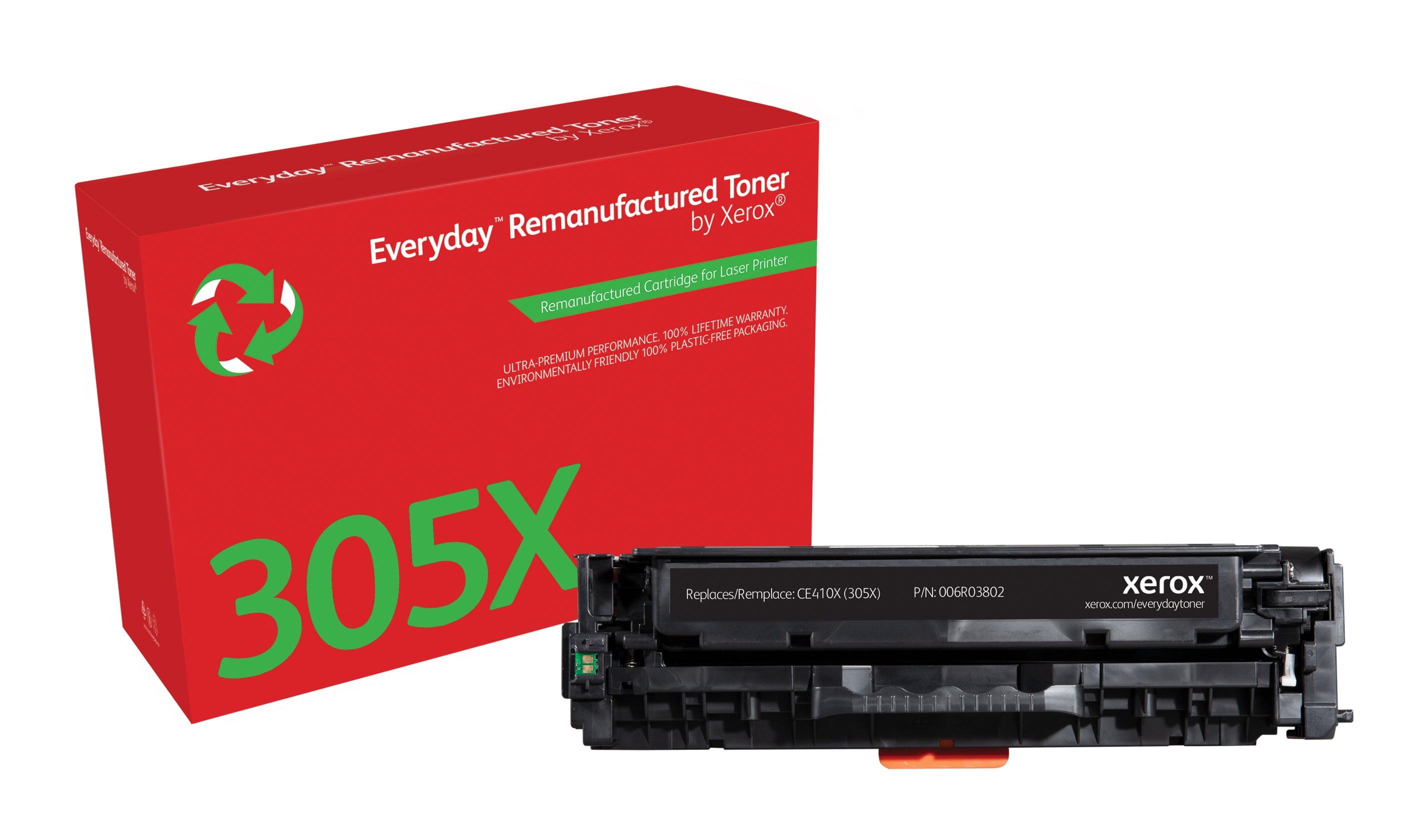 Xerox Everyday Toner in Black for HP CE410X, remanufactured