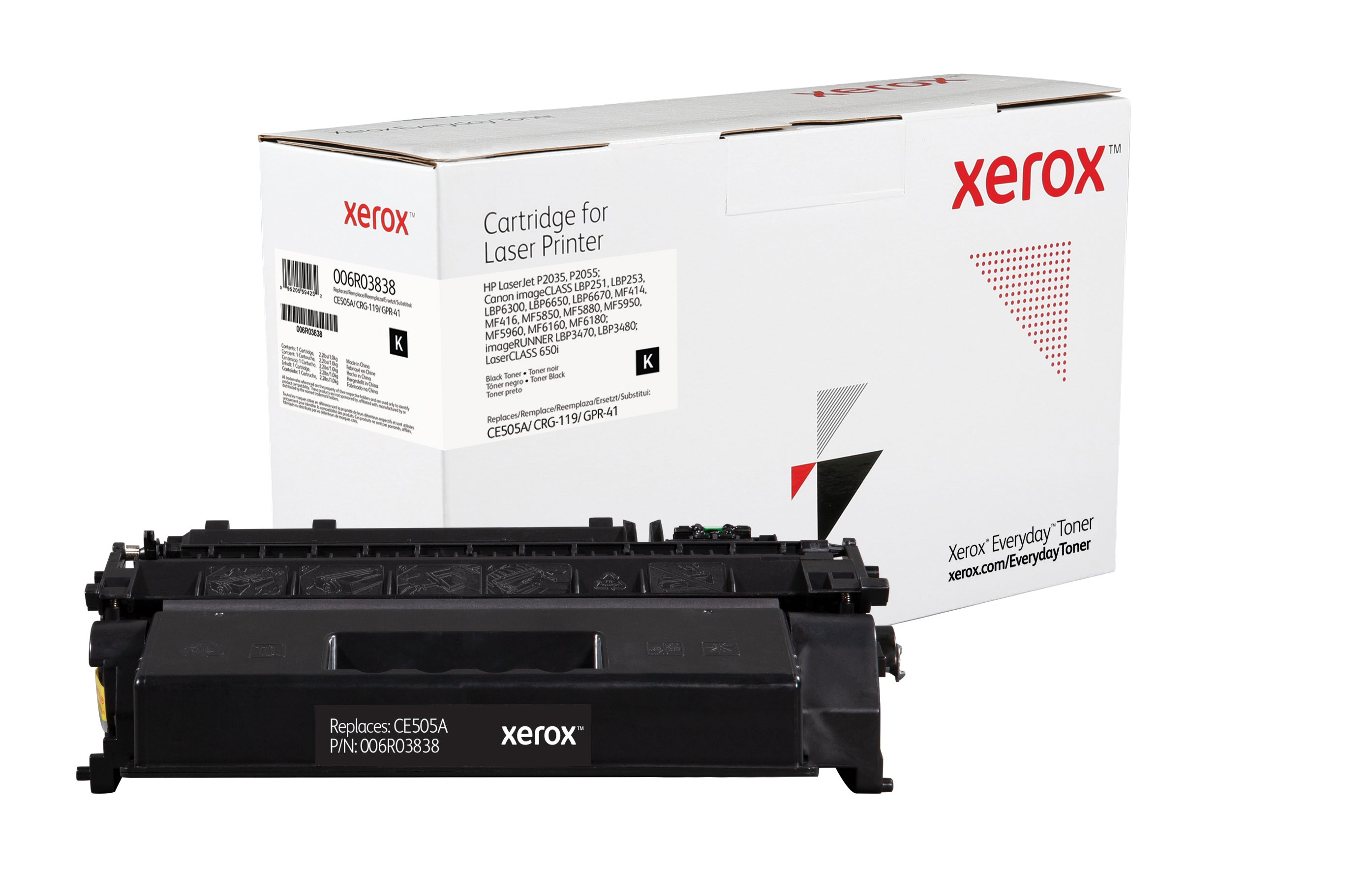 Xerox Everyday Toner Black for HP CE505A/ CRG-119/ GPR-41, remanufactured