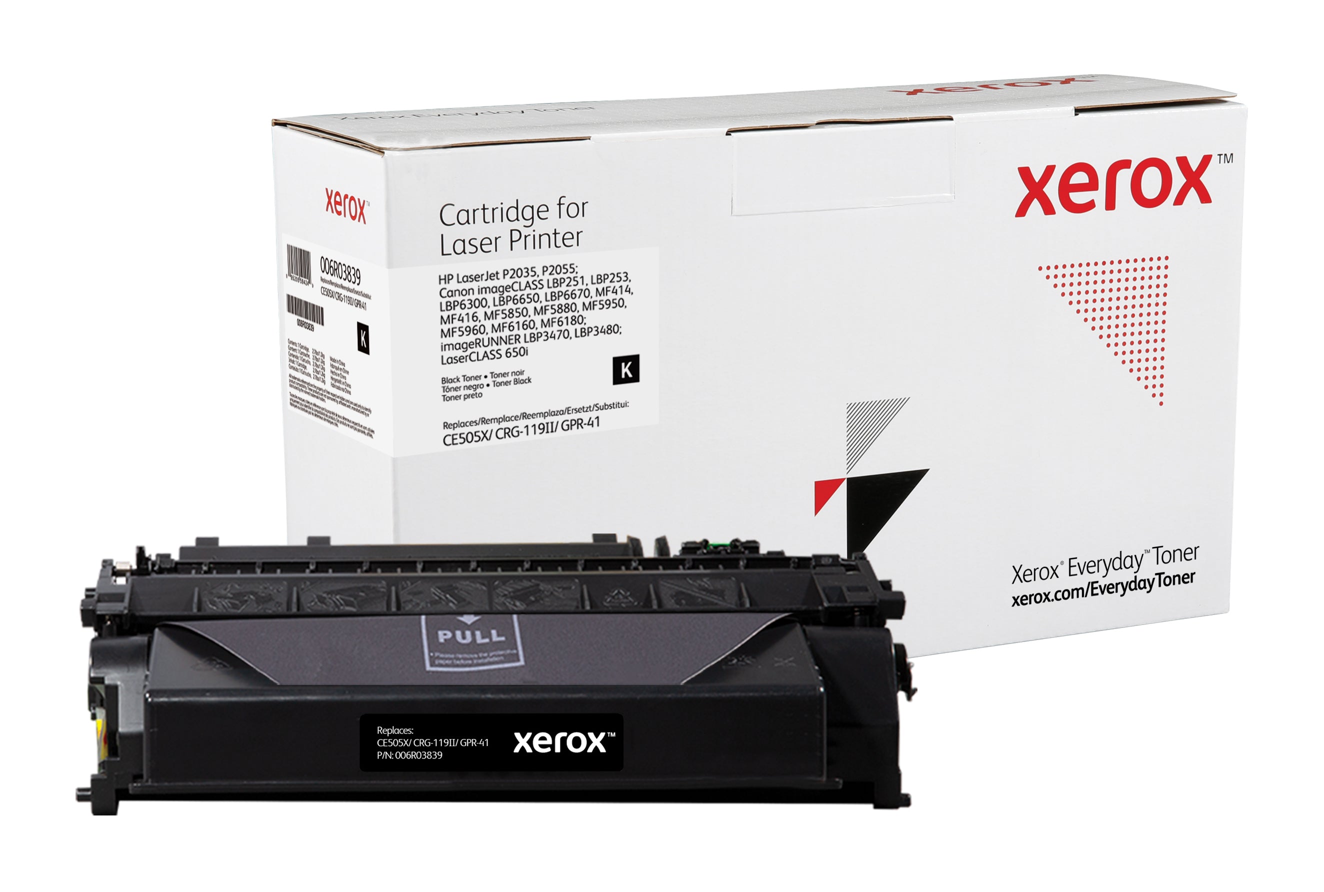 Xerox Everyday Toner in Black for HP CE505X/CRG-119II/GPR-41, remanufactured