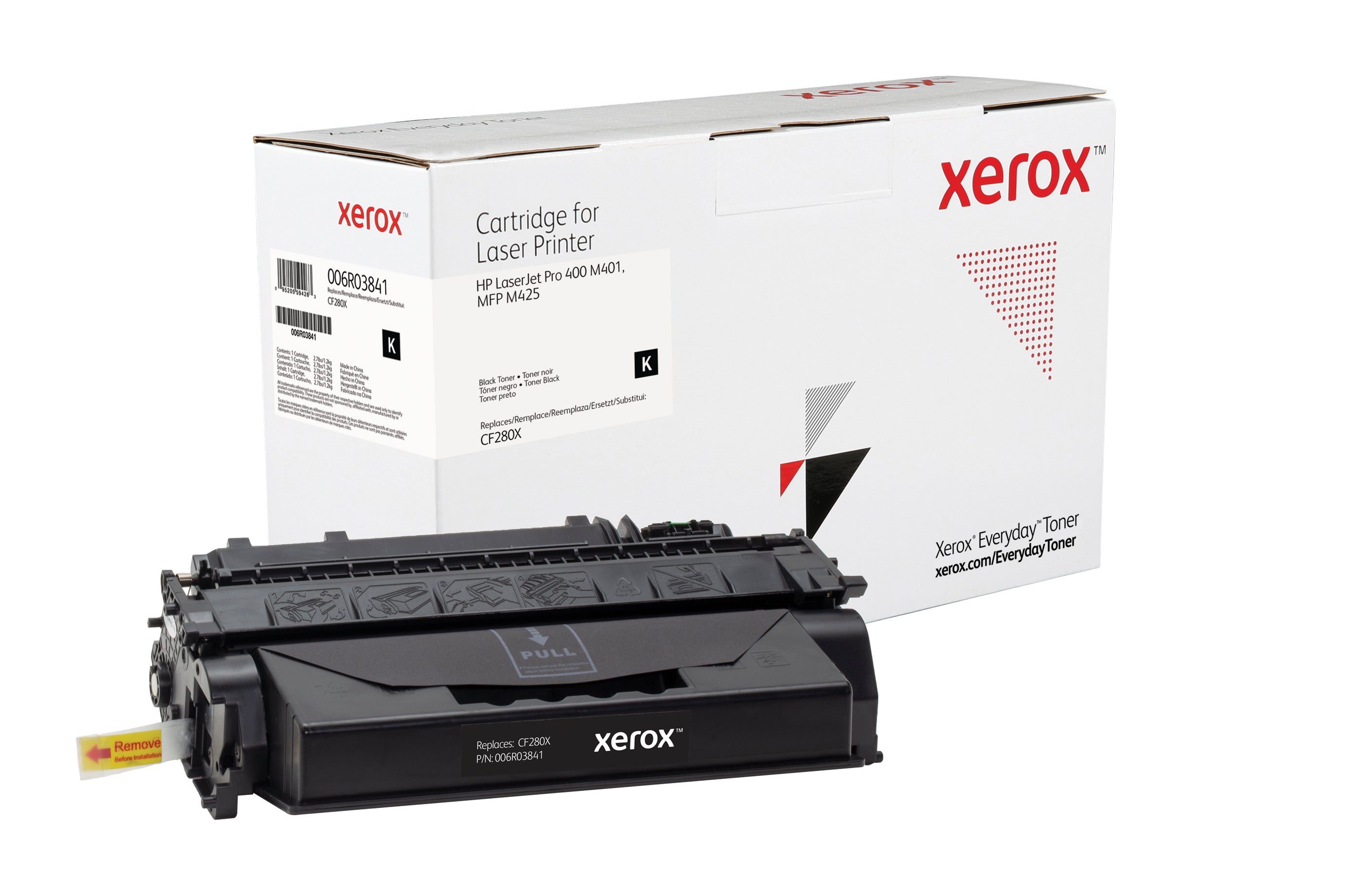 Xerox Everyday Toner in Black for HP CF280X, remanufactured