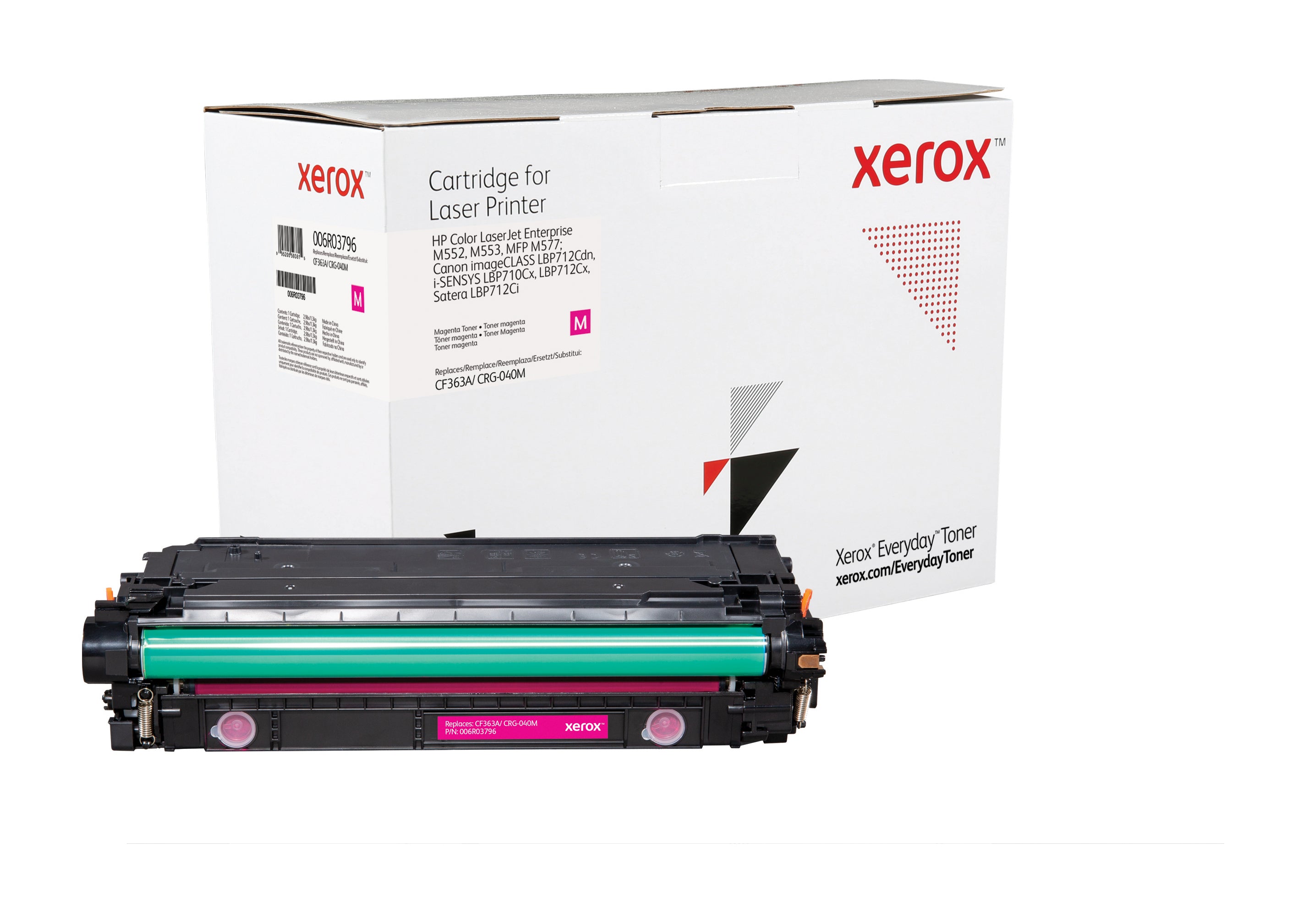Xerox Everyday Toner in Magenta for HP CF363A/ CRG-040M, remanufactured