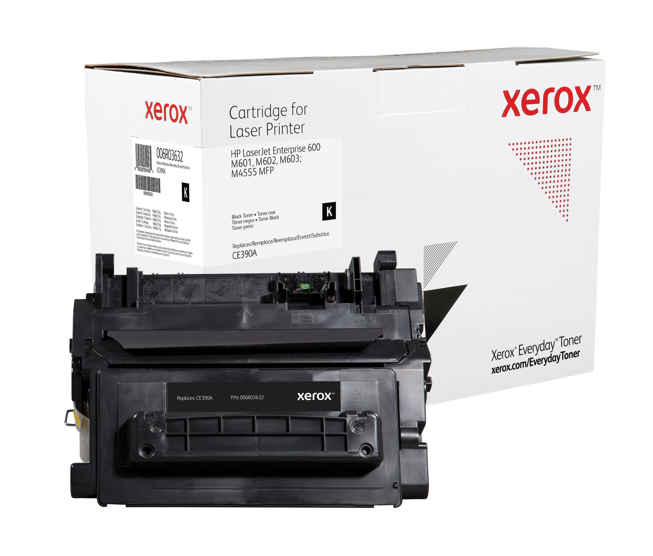 Xerox Everyday Toner in Black for HP CE390A, remanufactured