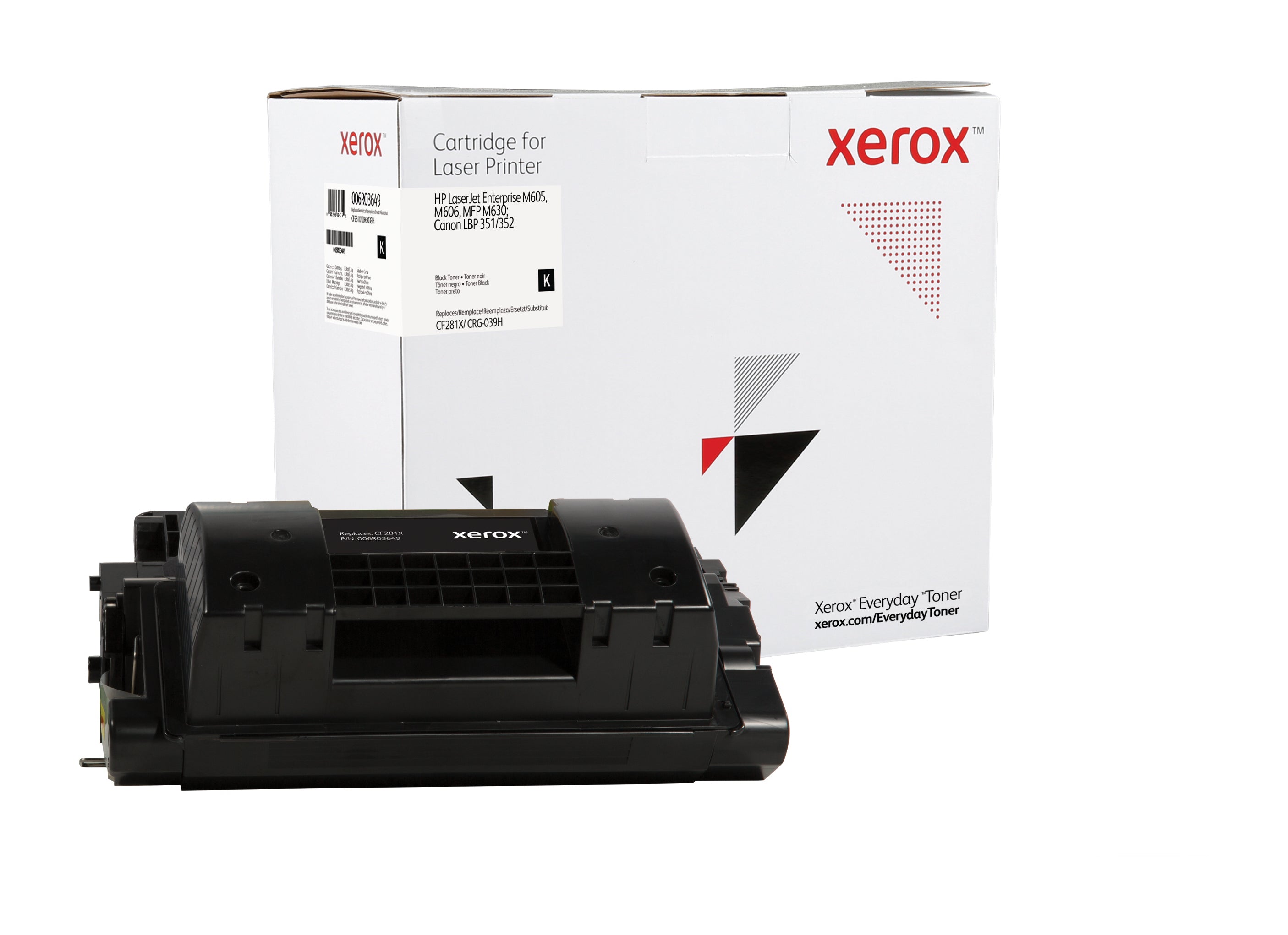 Xerox Everyday Toner in Black for HP CF281X/ CRG-039H, remanufactured