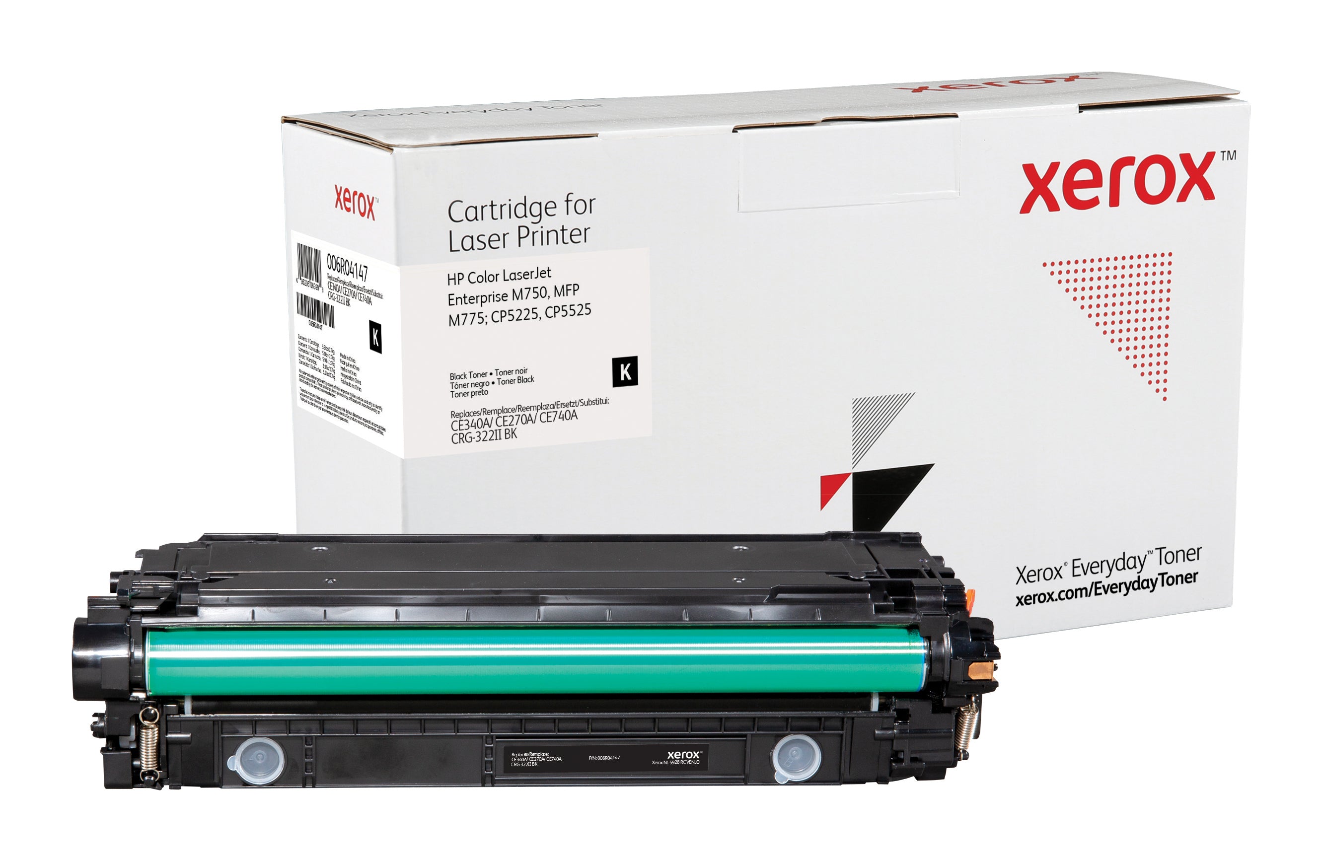 Xerox Everyday Toner in Black for HP CE340A/CE270A/CE740A, remanufactured