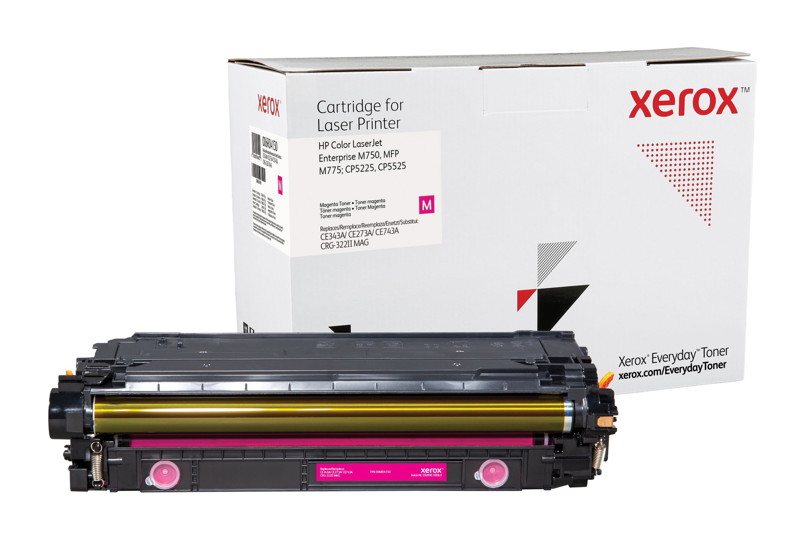 Xerox Everyday Toner in Magenta for HP CE343A/CE273A/CE743A, remanufactured