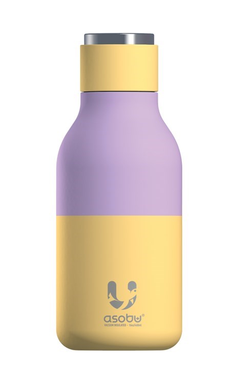 Asobu - Urban - stainless steel insulated bottle pastel yellow