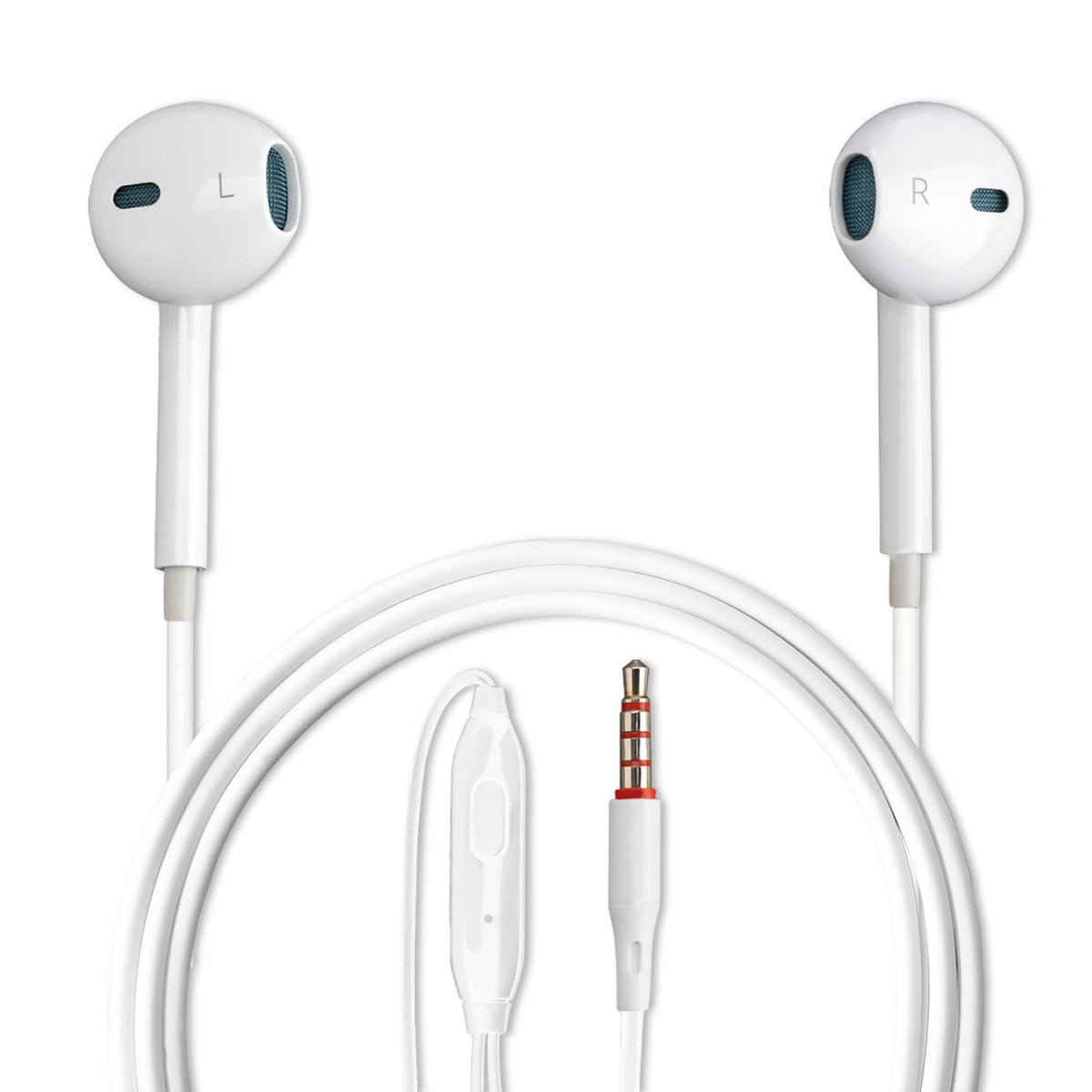 4smarts In-Ear Stereo Headset Melody Lite 3,5mm Audiokabel 1,1m weiß bulk