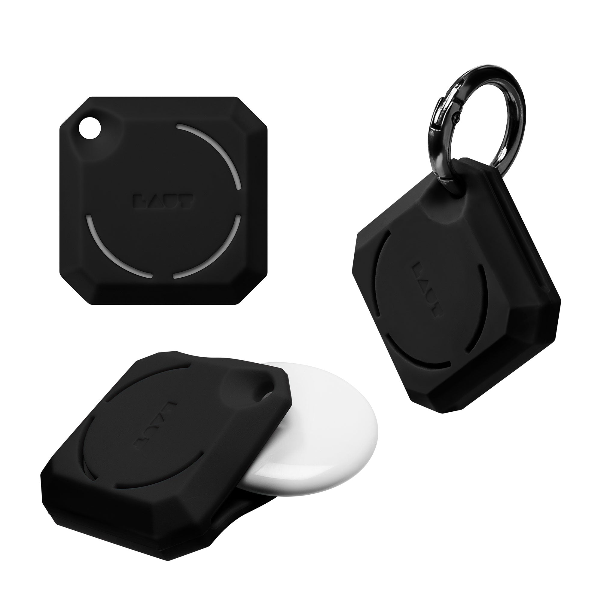 LAUT Huex Gems AirTags - black