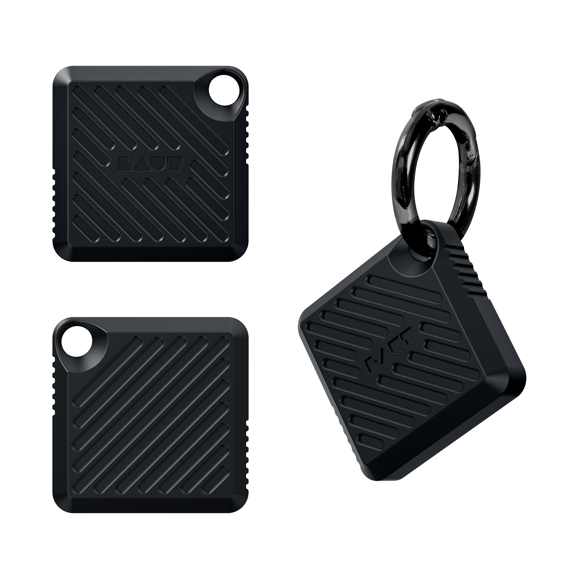 LAUT Capsule Impkt AirTags - black