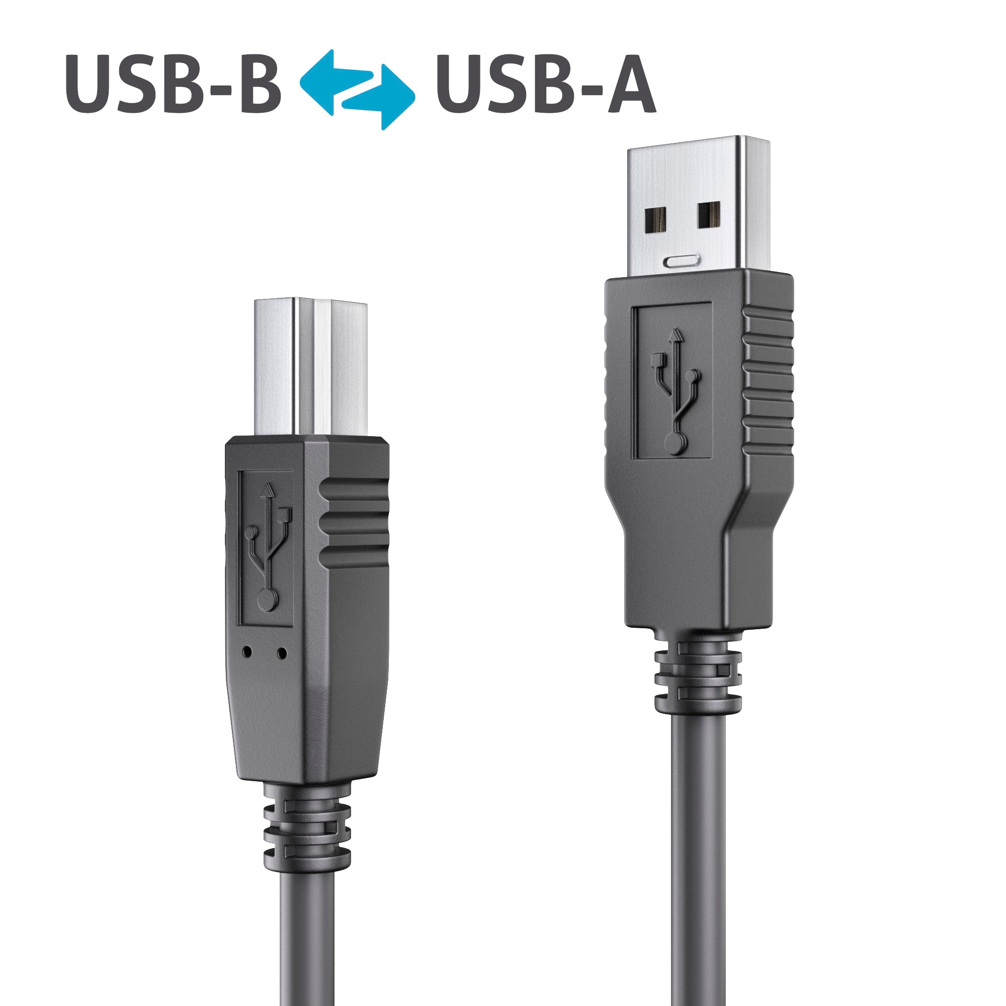 PureLink USB 3.1 Gen.1 active cable. USB-A male to USB-B male.