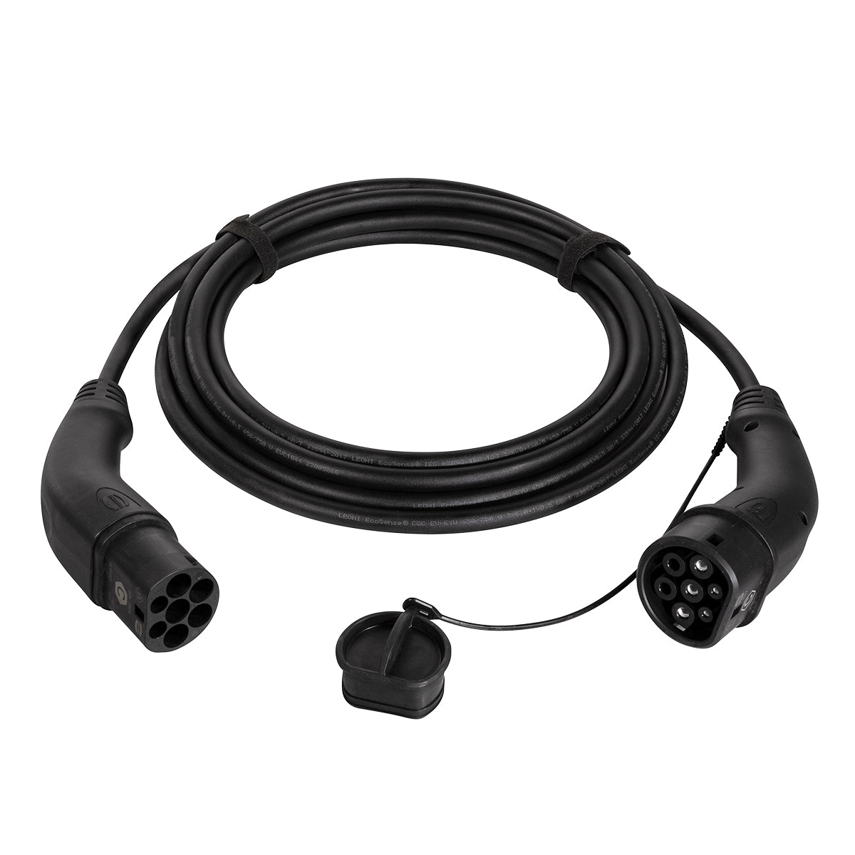 Harting e-car charging cable, type 2,1-phase, 32 A, 7.4 kW, 7.5m