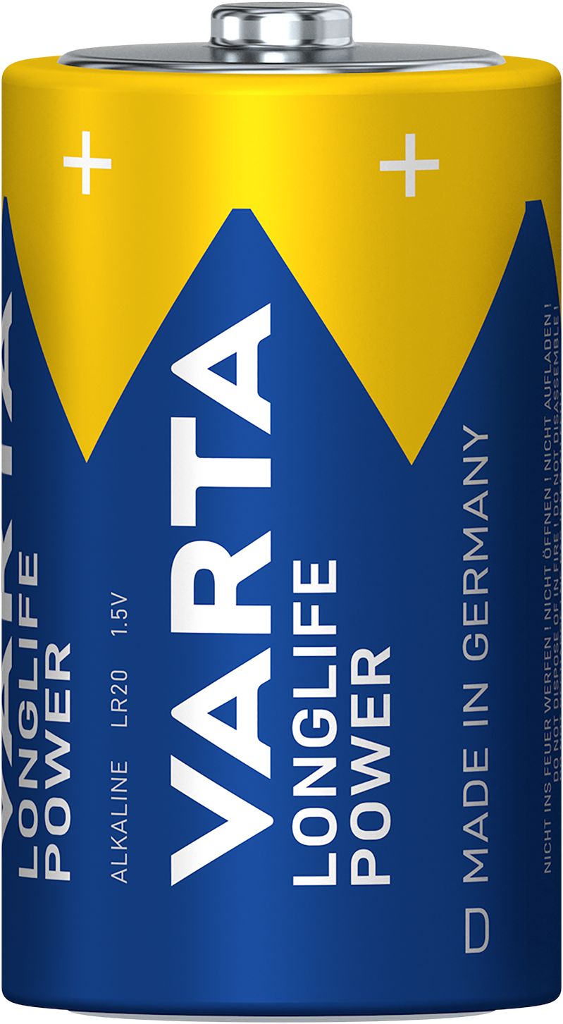 VARTA Longlife Power D Mono Batterie (2er Pack) Alkaline