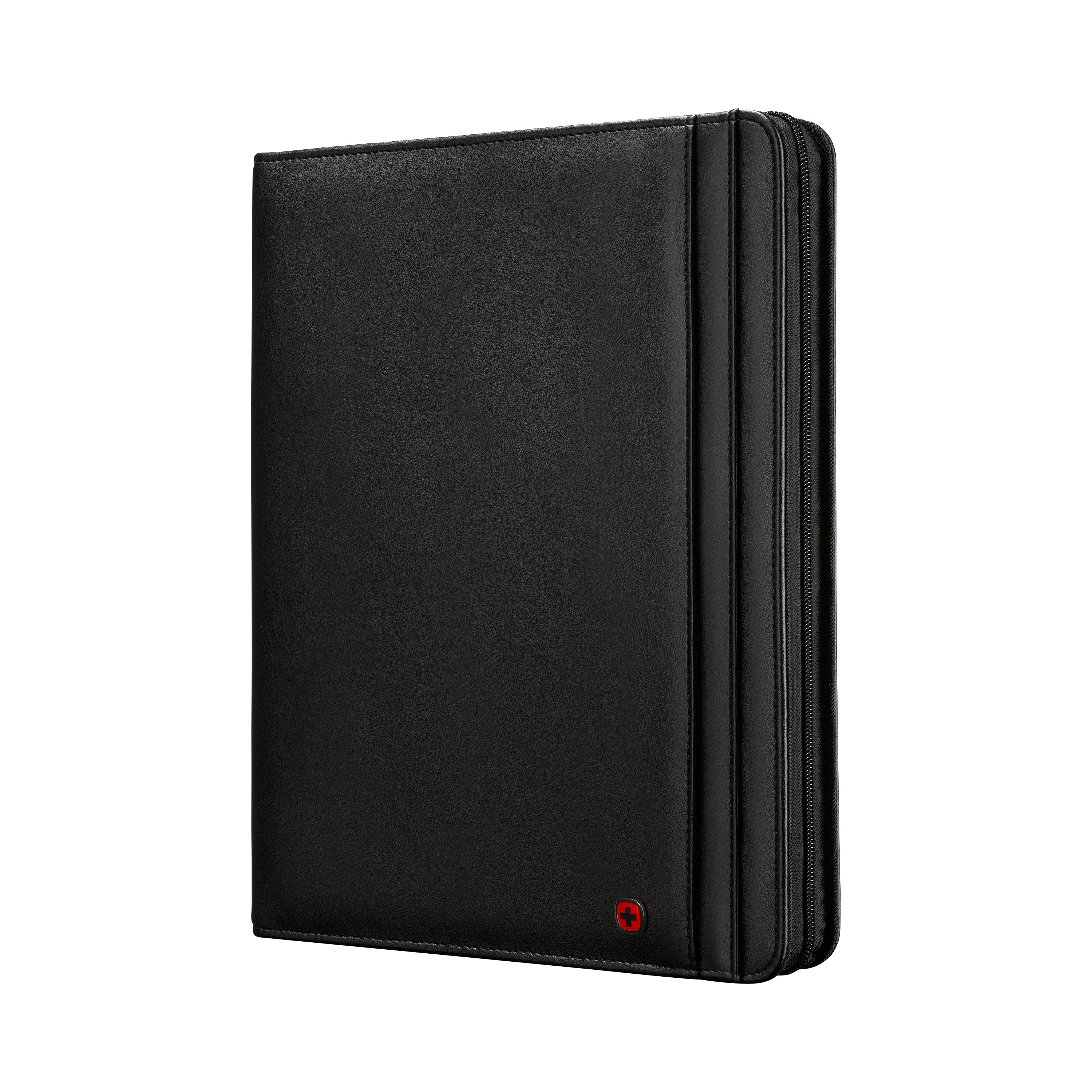 Wenger Venture conference folder, briefcase with zipper, black