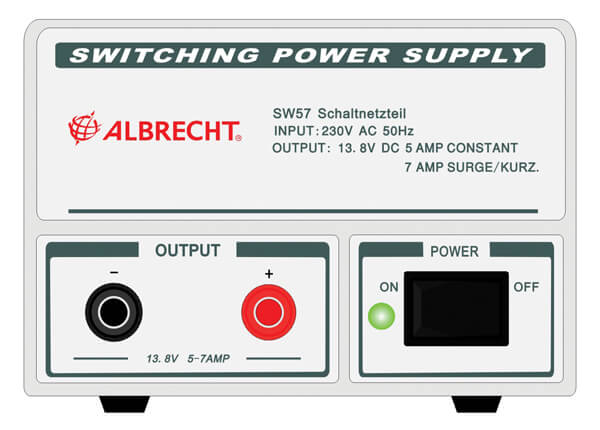 Albrecht Schaltnetzteil SW 57, 5-7 A, 13,8 V