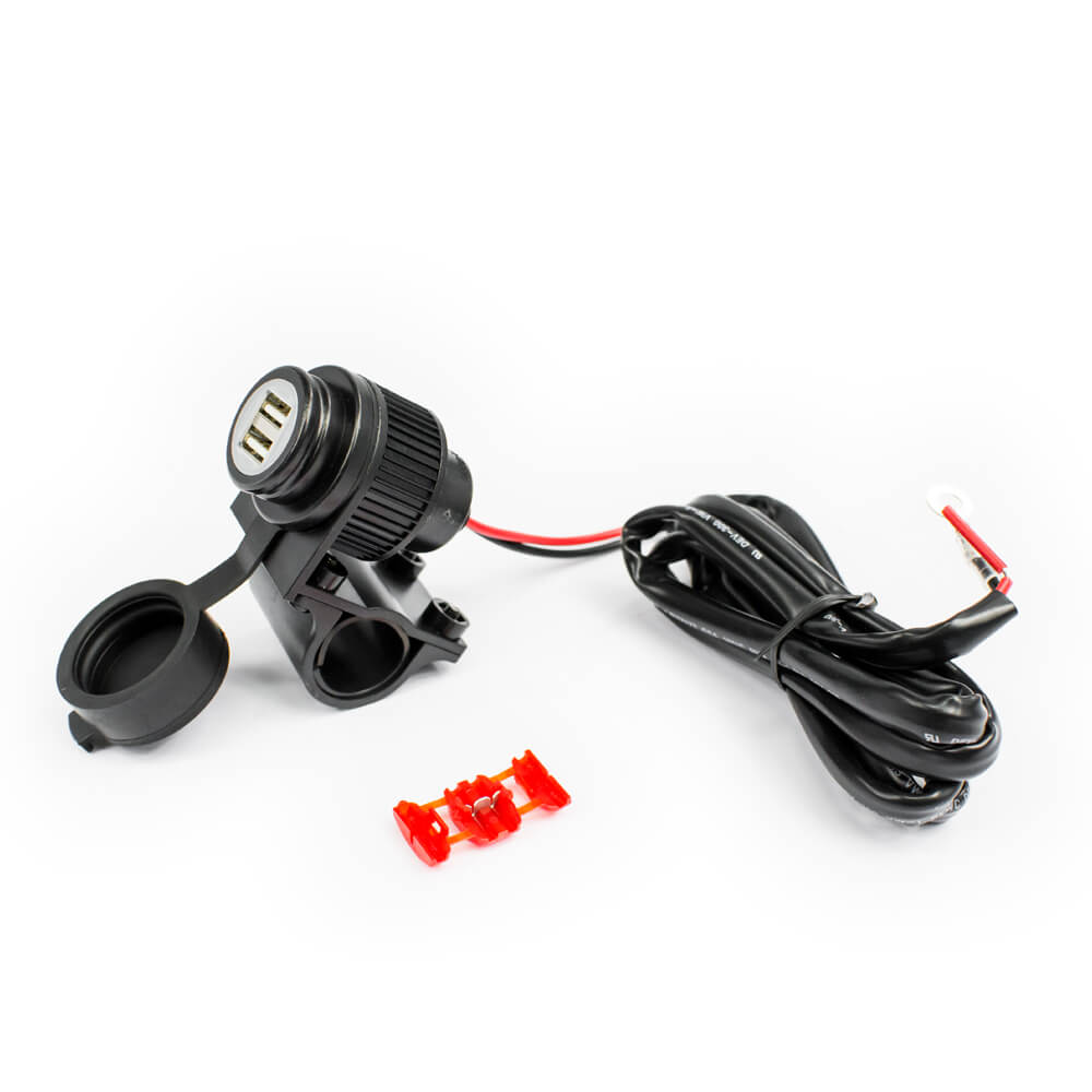 Albrecht Duo USB socket, car, motorcycle, boat, 12-18 Volt