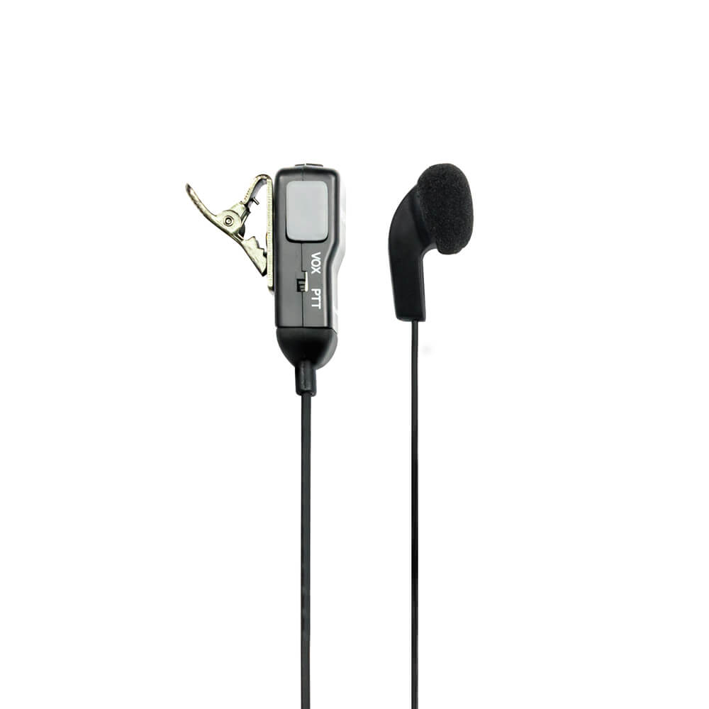 Midland MA 28-L, clip microphone with earphone